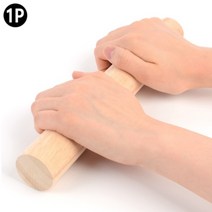홍두깨대 반죽 롤 케이크 면 밀대 소 대 칼국수 만두피 방망이 만두 밀가루 국수 케익 목밀대 수제비 업소용 반죽용 베이킹 밀 원목 방망이, 사이즈