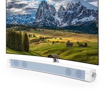 아이리버 IR-SB200 커브드 PC 사운드 바 스피커 헤드셋 마이크 지원 블루화이트