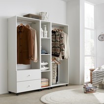 [더젠] 프릭스1500 이동식수납드레스행거옷장세트3, 상세 설명 참조