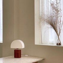 반달 원목 스탠드 무드등 우드 빈티지 인테리어 침실 부부방 드레스룸 거실