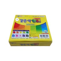 종이나라 같은색 양면 색종이 대 15cm 한박스 15개입, 5번 초록