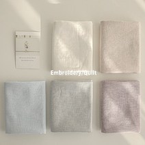 대폭 30수 워싱선염 린넨원단 5종 프랑스자수 천 퀼트원단, 30수워싱선염린넨4115-그레이1/2마
