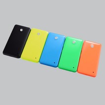 G3240 새로운 하우징 배터리 커버 전원 볼륨 버튼 포함 Nokia Lumia 630 635 후면 도어 케이스, 06 YELLOW