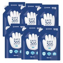 해피홈 세이프365 포밍핸드워시 3종 용기/리필 .HC, [리필]무향6개