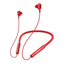 넥밴드이어폰 무선해드셋 골전도 블루투스 이어폰 신제품 오리지널 레노버 HE05Pro 5.0 마그네틱 무선 IPX5 목에 거는 인이어 스포츠 러닝용 헤드셋, 03 HE05pro Red