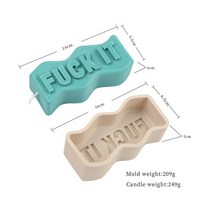 캔들만들기 DIY 양초 새로운 슬로건 편지 파도 실리콘 금형 diy 기하학 아로마 수지