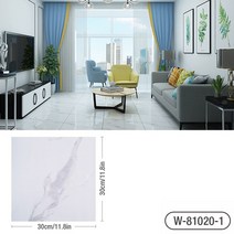 두꺼운 방수 대리석 타일 바닥 페이스트 PVC 자체 접착 거실 욕실 주방 홈 벽 장식, [01] 1pc, [05] E