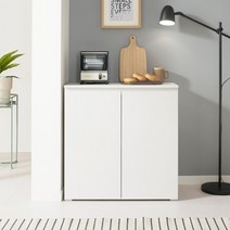 데코라인 오르세 800 주방수납장 화이트, 단품