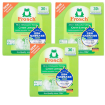 프로쉬 식기세척기세제 그린레몬 30개X3 삼성 엘지 밀레 LG