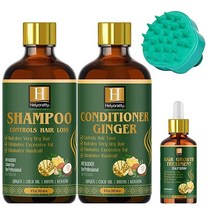 여성 탈모를 위한 일반 샴푸 및 컨디셔너 모발 성장을 생강 가늘어지는 모발과 탈모용 성장 세럼 두피 마사지 비오틴 ampamp 여성용 케라틴 남자 세트 4 in 1 재성장 for