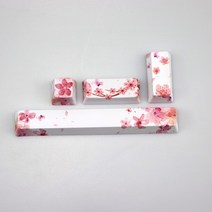 기계식 키보드 pbt 5면 염료 서브 베드 키 캡 스페이스 바 6.25u esc 키, 갈색