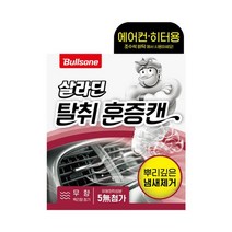불스원 폴라패밀리 살라딘 에어컨 히터 훈증타입 차량탈취제 무향 본품, 65.8g, 8개