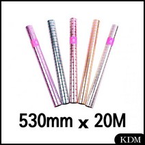 KDM 코코 지관통 투명인쇄롤포장지.폭53cmX길이20m. 선물포장 그라비아인쇄
