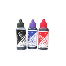 매표 도장 스탬프 잉크 적색, 50개