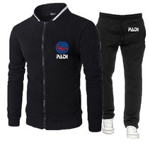 남성 코디 쿨 조거 팬츠 스쿠버 드라이버 padi 로고 2021 새로운 인쇄 재킷 스포츠 정장 후드 오토바이 피트니스 지퍼 스웨터 스웨트 세트