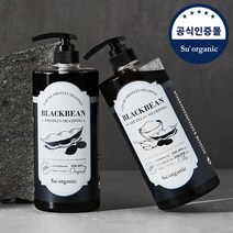 수오가닉 수오가닉 대용량 블랙빈 단백질 샴푸 1000ml 5종 택1, 블랙빈 케어플러스 볼륨샴푸 1000ml