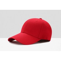 +에이스+ 남여공용 볼캡 무지야구모자 찍찍이 벨크로 타입 화이트 레드 블랙