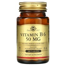 솔가 비타민B6 50, 25mg