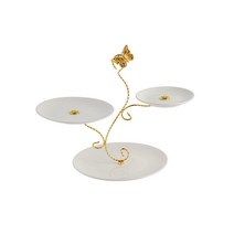 KEYXGSUL 북유럽 케익 트레이 3단 디저트 과일 접시 홈파티 거실 까페 케익접시, #8