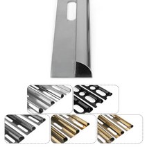 라운드 코너비트 벽 모서리 몰딩 마감재 타일 코너비드 쫄대 재료분리대 G TYPE, 10mm, 헤어라인, 라운드 코너비트 실버