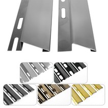 경사 코너비트 벽 모서리 몰딩 마감재 타일 코너비드 쫄대 재료분리대 F TYPE 2.4m, 10mm, 폴리싱, 경사 코너비드 실버
