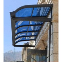 차양막 알루미늄합금 캐노피 야외 그늘막 천막, 샴페인