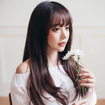 에스홀릭 오픈반가발 u자형 붙임머리 자연스러운 헤어피스 데일리펌, 내츄럴브라운