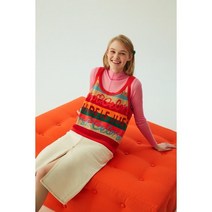 강남점레터링 점자카드 니트 베스트 BAKV01311베네통 BAKV01311 959160