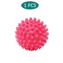 미니건조기 세탁 건조기 공 재사용 가능한 PVC 건조 섬유 유연제 청소 도구 액세서리, [10] Rose Red 1pcs, [10] Rose Red 1pcs