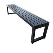 원목 철제 야외 벤치 야외용 공원 정원 벤치 의자 빈티지 엔틱 2인용 베란다, 150x40x45cm 블랙