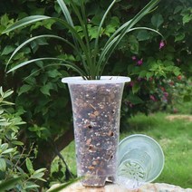 원예용품 연질타공 긴화분 수경재배 난재배용 포트, D1919x28cm