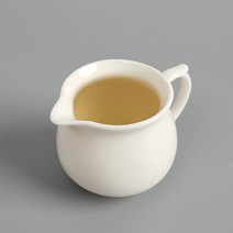 FujianDehuaShengyiyaoCeramic 백자 아이보리톤 손잡이 숙우 저그 공도배 150ml 손잡이잔 다도구 3WA45FC1, 1개, 1개, 본상품선택