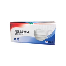 에코크린데이 덴탈마스크 50매 국산 일회용 비말차단