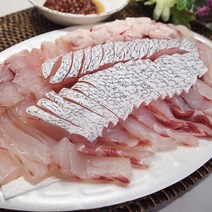 목포 민어회 450g 민어부레 민어껍질 민어숙성회 민어택배 민어전, 자연산민어 450g (민어순살 덩어리)