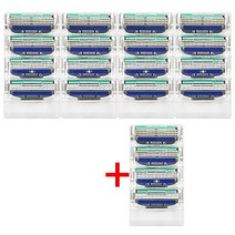 질레트 마하3 터보 면도날 호환 16입 + 4입팩 세트 추가증정, 1P