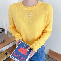아모르데이 여성용 베이직라운드니트 8808