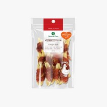 네츄럴코어 강아지 오리말이 황태220g 천연수제간식 대용량+소세지5p
