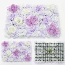 플라워월 조화 꽃벽 (60X40CM) 실내조경 웨딩용품