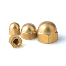 팝너트건 3-20pcs 도토리 모자 너트 M3 M4 M5 M6 M8 M10 M12 블랙색 또는 스테인레스 스틸 304 황동 장식 캡 커버, [01] M12  3pcs, [02] brass cap nut