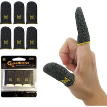 MGC ClawSocks 휴대폰 게이밍 Finger 슬리브 Gamer 엄지보호대/스태빌라이저/압박 서포트 PUBG Game Hand 컨트롤러 Gloves/Cover/ 내구성이, silver thread