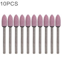 연마재 WAVEWAY 10 개/대 3x6mm 장착 돌 Dremel 로타리 도구 그라인딩 스톤 휠 헤드 액세서리, [01] 10PCS 3 X 6 mm