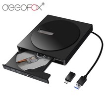 블루레이odd 블루레이플레이어 외장ODD Deepfox 휴대용 외부 CD-RW DVD-RW, 01 Type-C