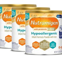 엔파밀 뉴트라미겐 인펀트 하이포알러제닉 분유 357g 3통 Enfamil Nutramigen Infant Hypoallergenic Powder 0~12개월 저자극 락토프리