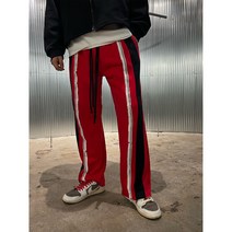 테슬 바지 투톤 라인 두줄 펜츠 (7color) 남녀공용 트레이닝펜츠