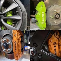 캘리퍼 스티커 brembo 스티커 브레이크 스티커, 브렘보 실버(반사) M