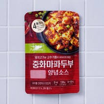 [메가마트]풀무원 중화마파 두부양념소스 130g, 1개