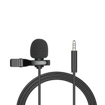 핀 방송용 휴대용 SNS 마이크 1.5 m 유선 미니 3.5 mm 라발리에 for smart phone camera micro pc, 3.5mm