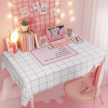 JINGHENG 보 식탁 덮개 비닐 PVC 딸기 방수 커버 북유럽, 137 x 137cm, 선택H