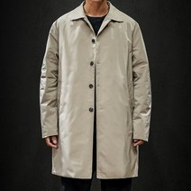남성 스포츠 바람막이 5 오버 사이즈 남성 자켓 봄 싱글 브레스트 중간 길이 남성 트렌치 코트 남성 카키 트렌치 코트 윈드 브레이커 오버 코트