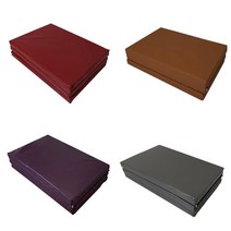 3단 접이식 매트리스 무독성PU 블랙에어 소 / 접는매트리스/원룸매트리스/바닥용매트리스/손님용매트리스, 레자 브라운